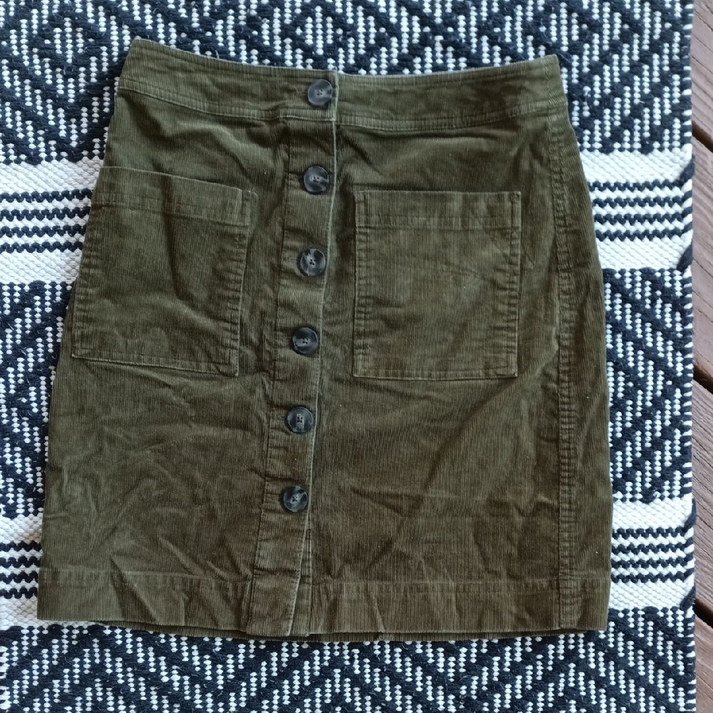 Daniel Cremieux Green Mini Pencil Skirt Casual